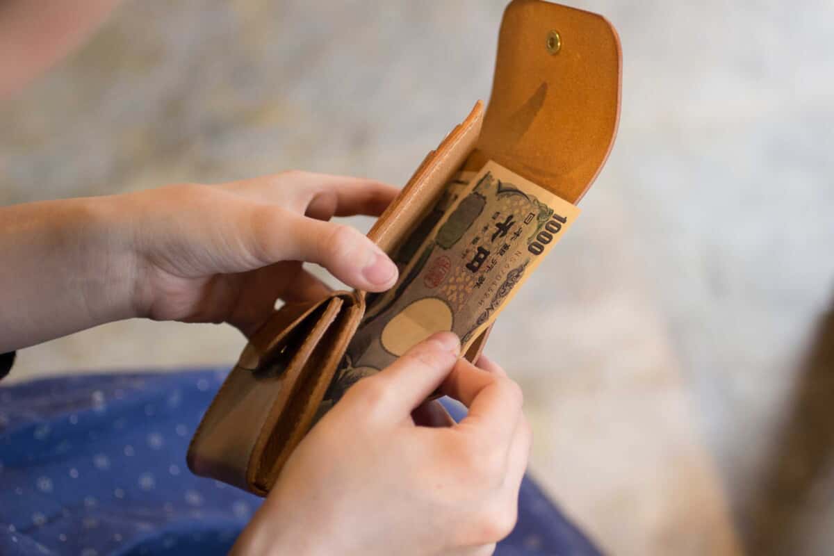 フラップミニ財布 ナチュラル 札入れ
