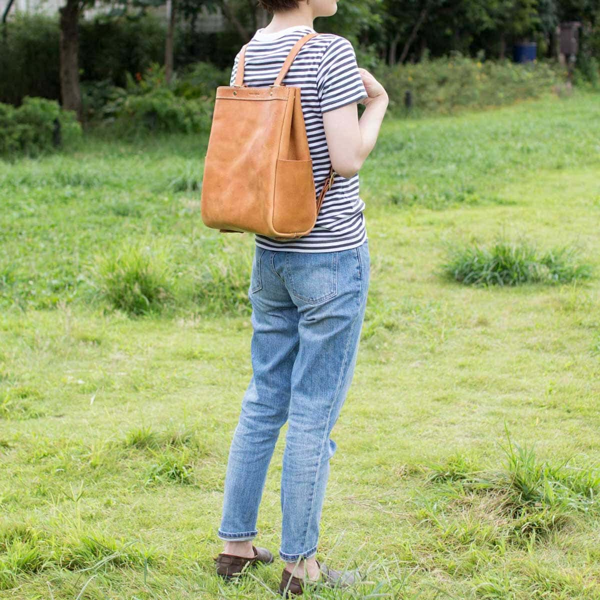 トートリュックS 身長162cm